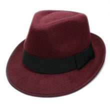 Load image into Gallery viewer, LUCKYLIANJI Retro Hard Felt Women Men