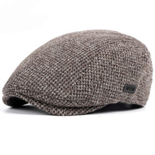 Load image into Gallery viewer, HT1327 Black Beige Coffee Grey Cabbie Gastby Flat Ivy Cap