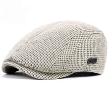 Load image into Gallery viewer, HT1327 Black Beige Coffee Grey Cabbie Gastby Flat Ivy Cap