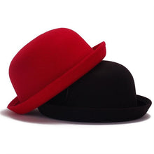 Load image into Gallery viewer, Retail Little girls fedora hat Dome cap Children dress hats Kids caps
