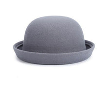 Load image into Gallery viewer, Retail Little girls fedora hat Dome cap Children dress hats Kids caps