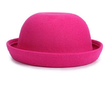 Load image into Gallery viewer, Retail Little girls fedora hat Dome cap Children dress hats Kids caps