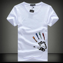 Load image into Gallery viewer, New Mens T Shirts Fashion Summer O-Neck Slim Fit Short Sleeve T Shirt Men Mercerized Cotton Brand-Clothing Casual Men T-Shirt