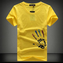 Load image into Gallery viewer, New Mens T Shirts Fashion Summer O-Neck Slim Fit Short Sleeve T Shirt Men Mercerized Cotton Brand-Clothing Casual Men T-Shirt