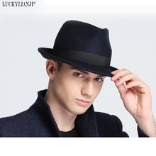 Load image into Gallery viewer, LUCKYLIANJI Retro Hard Felt Women Men
