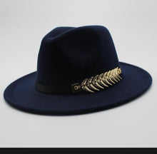 Load image into Gallery viewer, Special Felt Hat Men Fedora Hats with Belt Women