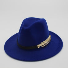 Load image into Gallery viewer, Special Felt Hat Men Fedora Hats with Belt Women