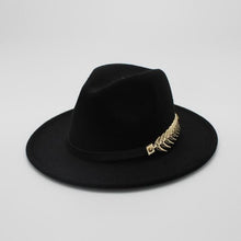 Load image into Gallery viewer, Special Felt Hat Men Fedora Hats with Belt Women