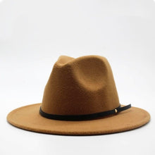 Load image into Gallery viewer, Wool Fedora Hat Hawkins Felt Cap