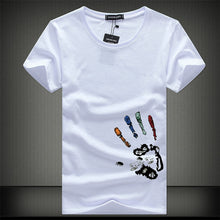 Load image into Gallery viewer, New Mens T Shirts Fashion Summer O-Neck Slim Fit Short Sleeve T Shirt Men Mercerized Cotton Brand-Clothing Casual Men T-Shirt