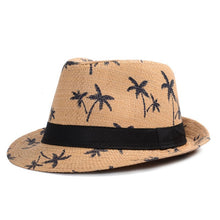 Load image into Gallery viewer, [AETRENDS] 2017 Classic Male Fedora Straw Hat Summer Hats for Me