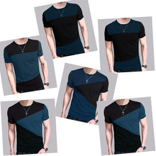 Load image into Gallery viewer, 6 Designs Mens T Shirt Slim Fit Crew Neck T-shirt Men Short Sleeve Shirt Casual tshirt Tee Tops Short Shirt Size M-5XL TX116-R