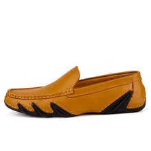 Load image into Gallery viewer, Clax Men Leather Flats Shoes 2018 Spring Summer Men's Boat Shoe Black Blue Casual Loafers Elegant Moccasin Leisure FootWear