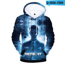 Load image into Gallery viewer, Hot Detroit Become Human 3D Print Hoodies Men/women