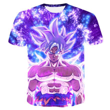 Load image into Gallery viewer, New Dragon Ball Z T Shirts Mens Summer 3D Print Super Saiyan Goku Black Zamasu Vegeta Dragonball Casual Tee Shirt tops Tee