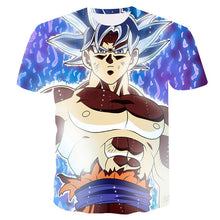 Load image into Gallery viewer, New Dragon Ball Z T Shirts Mens Summer 3D Print Super Saiyan Goku Black Zamasu Vegeta Dragonball Casual Tee Shirt tops Tee