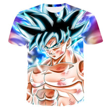 Load image into Gallery viewer, New Dragon Ball Z T Shirts Mens Summer 3D Print Super Saiyan Goku Black Zamasu Vegeta Dragonball Casual Tee Shirt tops Tee