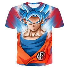 Load image into Gallery viewer, New Dragon Ball Z T Shirts Mens Summer 3D Print Super Saiyan Goku Black Zamasu Vegeta Dragonball Casual Tee Shirt tops Tee