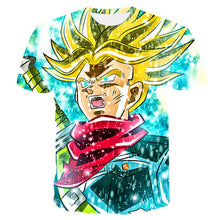 Load image into Gallery viewer, New Dragon Ball Z T Shirts Mens Summer 3D Print Super Saiyan Goku Black Zamasu Vegeta Dragonball Casual Tee Shirt tops Tee