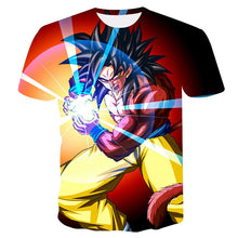 Load image into Gallery viewer, New Dragon Ball Z T Shirts Mens Summer 3D Print Super Saiyan Goku Black Zamasu Vegeta Dragonball Casual Tee Shirt tops Tee