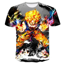 Load image into Gallery viewer, New Dragon Ball Z T Shirts Mens Summer 3D Print Super Saiyan Goku Black Zamasu Vegeta Dragonball Casual Tee Shirt tops Tee