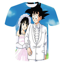 Load image into Gallery viewer, New Dragon Ball Z T Shirts Mens Summer 3D Print Super Saiyan Goku Black Zamasu Vegeta Dragonball Casual Tee Shirt tops Tee
