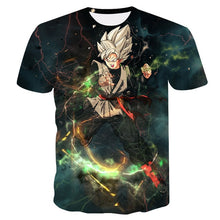 Load image into Gallery viewer, New Dragon Ball Z T Shirts Mens Summer 3D Print Super Saiyan Goku Black Zamasu Vegeta Dragonball Casual Tee Shirt tops Tee