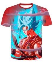 Load image into Gallery viewer, New Dragon Ball Z T Shirts Mens Summer 3D Print Super Saiyan Goku Black Zamasu Vegeta Dragonball Casual Tee Shirt tops Tee
