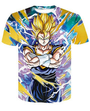 Load image into Gallery viewer, New Dragon Ball Z T Shirts Mens Summer 3D Print Super Saiyan Goku Black Zamasu Vegeta Dragonball Casual Tee Shirt tops Tee
