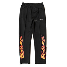 Load image into Gallery viewer, Palm Angels Sweatpants Men Women 1:1 Hip Hop Striped Palm Angels Sweatpants Joggers Purple Orange Black Palm Angels Sweatpants