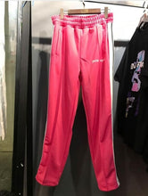 Load image into Gallery viewer, Palm Angels Sweatpants Men Women 1:1 Hip Hop Striped Palm Angels Sweatpants Joggers Purple Orange Black Palm Angels Sweatpants