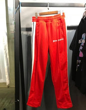 Load image into Gallery viewer, Palm Angels Sweatpants Men Women 1:1 Hip Hop Striped Palm Angels Sweatpants Joggers Purple Orange Black Palm Angels Sweatpants