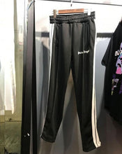 Load image into Gallery viewer, Palm Angels Sweatpants Men Women 1:1 Hip Hop Striped Palm Angels Sweatpants Joggers Purple Orange Black Palm Angels Sweatpants