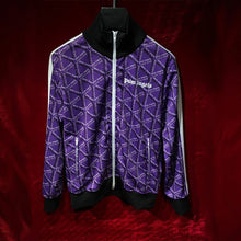 Load image into Gallery viewer, Palm Angels Sweatpants Men Women 1:1 Hip Hop Striped Palm Angels Sweatpants Joggers Purple Orange Black Palm Angels Sweatpants