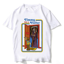 Load image into Gallery viewer, 2018 summer ouija Tshirt men satan shirt scary evil demon death alien grim reaper male T-shirt american horror story T shirt