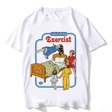 Load image into Gallery viewer, 2018 summer ouija Tshirt men satan shirt scary evil demon death alien grim reaper male T-shirt american horror story T shirt