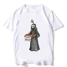 Load image into Gallery viewer, 2018 summer ouija Tshirt men satan shirt scary evil demon death alien grim reaper male T-shirt american horror story T shirt