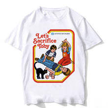 Load image into Gallery viewer, 2018 summer ouija Tshirt men satan shirt scary evil demon death alien grim reaper male T-shirt american horror story T shirt