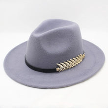 Load image into Gallery viewer, Wool Wide Brim Felt Fedora Trilby Hat For Women Mens