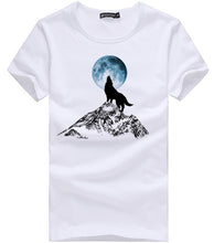 Load image into Gallery viewer, Pioneer Camp Fashion print wolf pattern casual men t-shirt young boy funny t shirts 100% cotton men clothing 305062