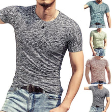 Load image into Gallery viewer, Fashion Men T Shirts Summer Sports Running Top Tees Mens Clothing Short Sleeve Casual O Neck cotton Fitness Tshirt Sportwear