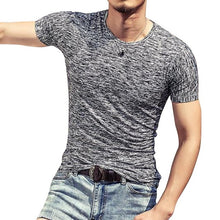 Load image into Gallery viewer, Fashion Men T Shirts Summer Sports Running Top Tees Mens Clothing Short Sleeve Casual O Neck cotton Fitness Tshirt Sportwear