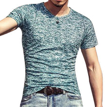 Load image into Gallery viewer, Fashion Men T Shirts Summer Sports Running Top Tees Mens Clothing Short Sleeve Casual O Neck cotton Fitness Tshirt Sportwear
