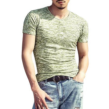 Load image into Gallery viewer, Fashion Men T Shirts Summer Sports Running Top Tees Mens Clothing Short Sleeve Casual O Neck cotton Fitness Tshirt Sportwear
