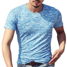 Load image into Gallery viewer, Fashion Men T Shirts Summer Sports Running Top Tees Mens Clothing Short Sleeve Casual O Neck cotton Fitness Tshirt Sportwear