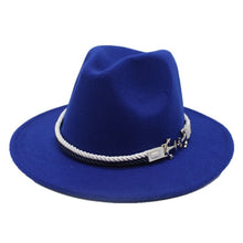 Load image into Gallery viewer, Seioum Spring Wide Brim Fedora Men Women