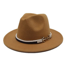 Load image into Gallery viewer, Seioum Spring Wide Brim Fedora Men Women