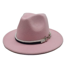 Load image into Gallery viewer, Seioum Spring Wide Brim Fedora Men Women