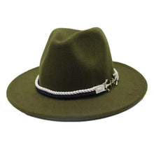 Load image into Gallery viewer, Seioum Spring Wide Brim Fedora Men Women