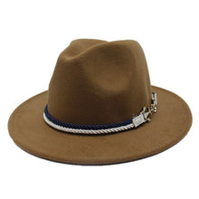 Load image into Gallery viewer, Seioum Spring Wide Brim Fedora Men Women